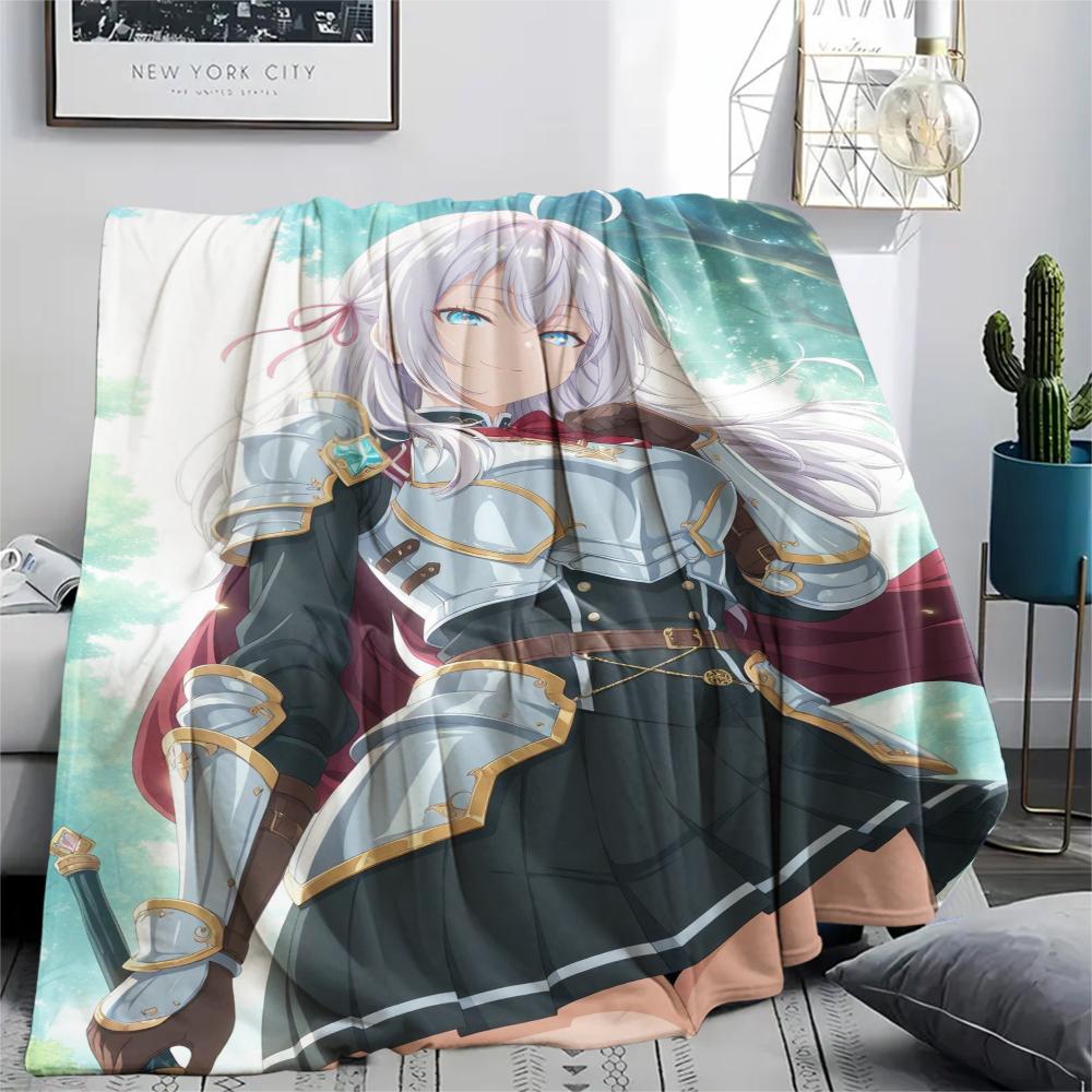 1PC Alya Anime Print Flannel Blanket, High quality Comfortable for All Seasons, Home Decor, Warmth and Comfort, Perfect for Christmas Gifts