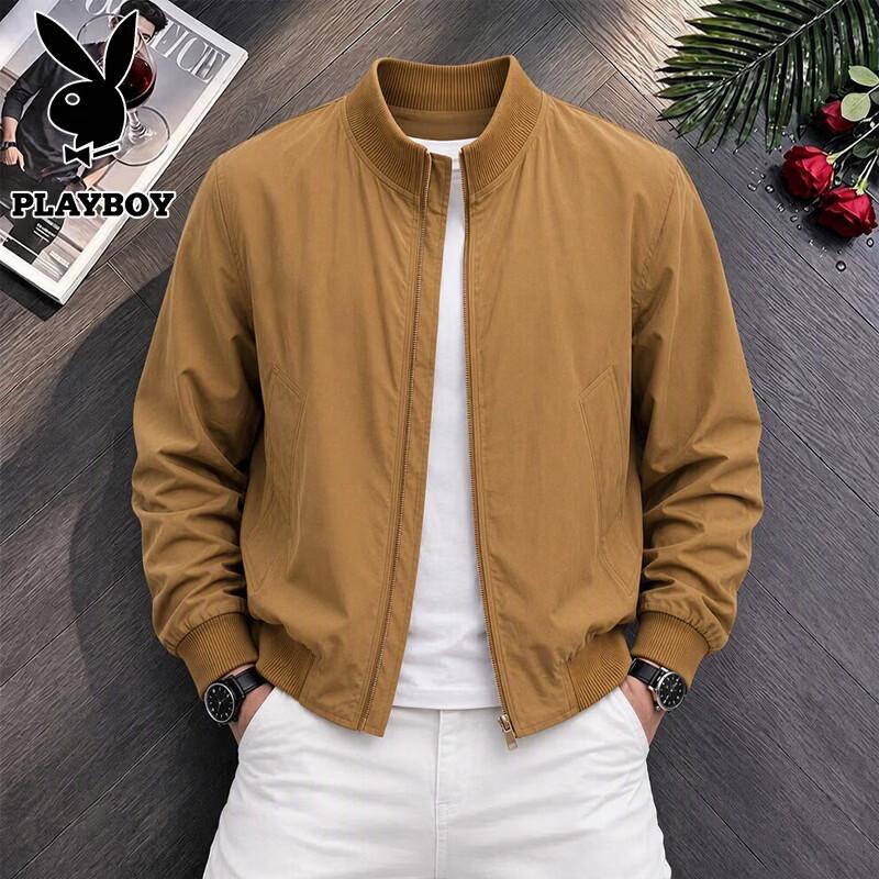 PLAYBOY American Retro Men's Oversized Bomber Jacket