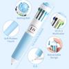 Xiaomi 1/6 Pack Multicolor Pens, 10-60 Colors,10-in-1 Colored Ballpoint Pen,0.8mm Writing,Retractable Ballpoint Pens office accessories