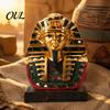 Sophisticated Resin Home Art Egyptian Sphinx Statue Ornament, Retro Ancient Figurine, Classic Artistic Atmosphere Decor Piece Sculpture, Miniatures