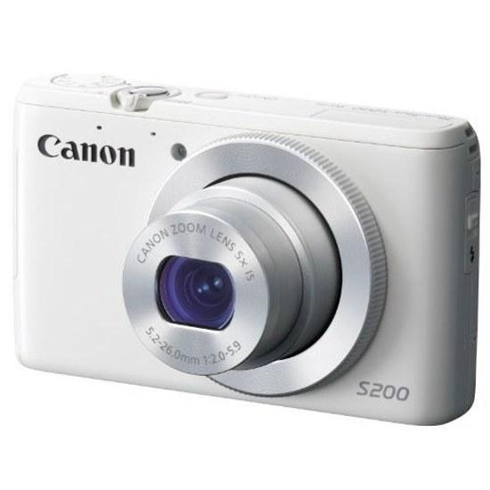 Used 1-year warranty excellent condition Canon PowerShot S200 White