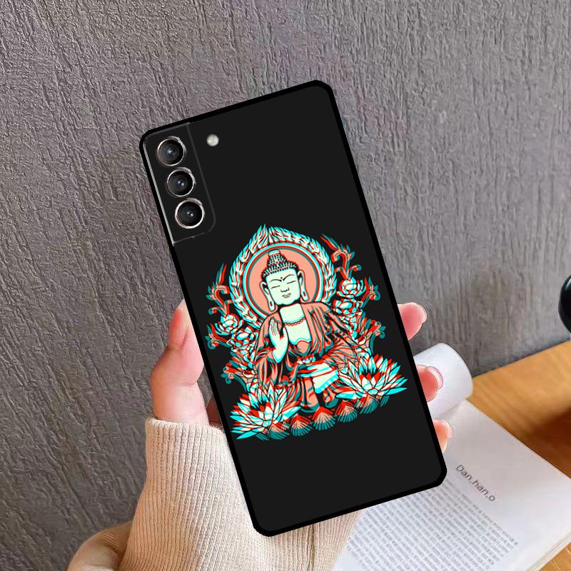 Психоделический чехол для телефона с изображением Будды Гаутамы для Samsung Galaxy S24 S26 Ultra S20 S21 S22 S23 S25 Plus S10 S24 S25 FE