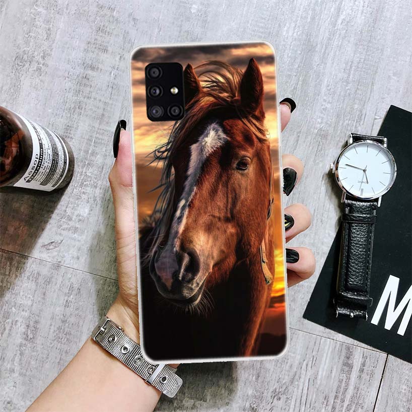 Чехол для телефона "Лошадь Великая Красота Скачущая" для Samsung Galaxy A14 A15 A13 A12 A54 A55 A53 A52 A04S A24 A25 A23 A22 A34 A35 A33 A32