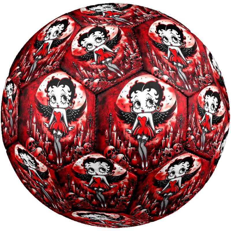 1pc Betty Boop Football, Standard Size 5 Soccer Ball, Suitable for Birthdays, Father's Day, Graduation Ceremonies, Perfect Gift for Sports Enthusiasts