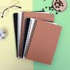 Exercise Book Work Notepad B5 Coils Student Notebook Cover Brown Paper Note A5