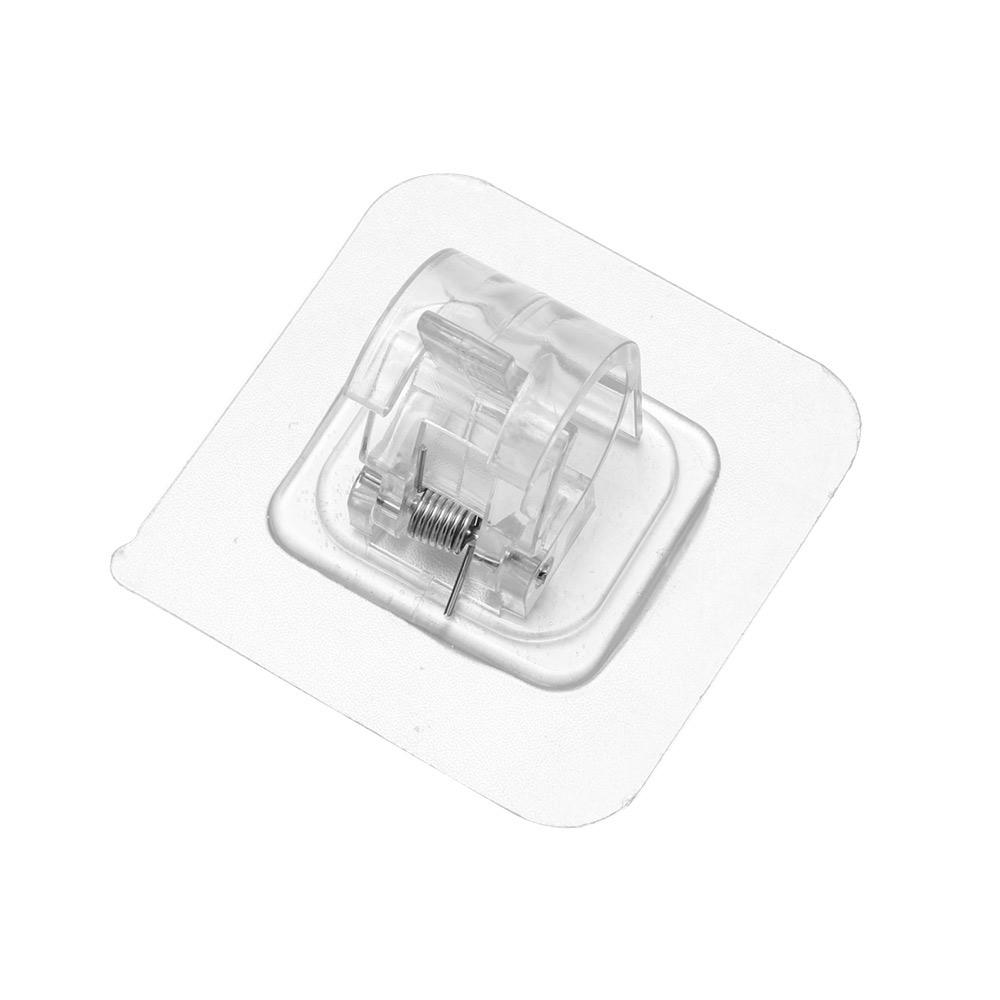 6 шт. самоклеящиеся кронштейны для карнизов без сверления, настенное крепление, держатель карниза для штор