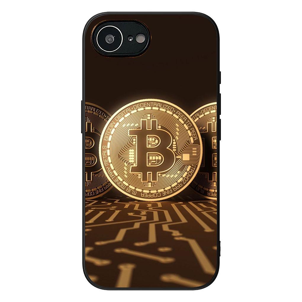 Чехол для Apple iPhone 13 12 Mini XS 11 Pro Max 7 8 Plus + XR SE 2022 2020 SE3 Чехол для телефона Биткоин BTC Деньги 100 Долларов