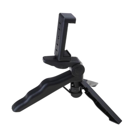 Mobile Phone Holder Tripod Stand High Stability Adjustable Compact Design Anti-Slip Portable Cellphone Holder Desk Stand