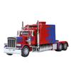 1/24 Тягачи Peterbilt 389 Грузовик Сплав Модель игрушечной машины Рулевое управление колесами Звук и свет Детская игрушка Коллекционные предметы Подарок на день рождения