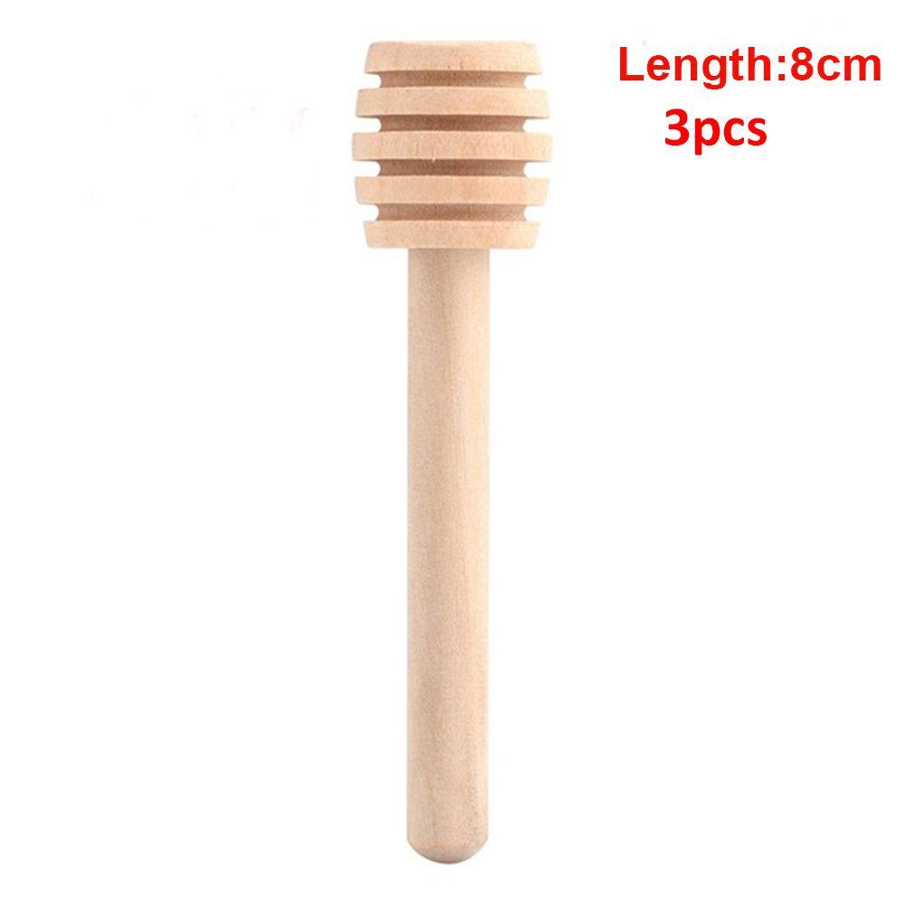 1/3pcs Long handle Long Handle Safe Gadgets Mixing Stick Stirring Honey Spoon Wooden Dipper
