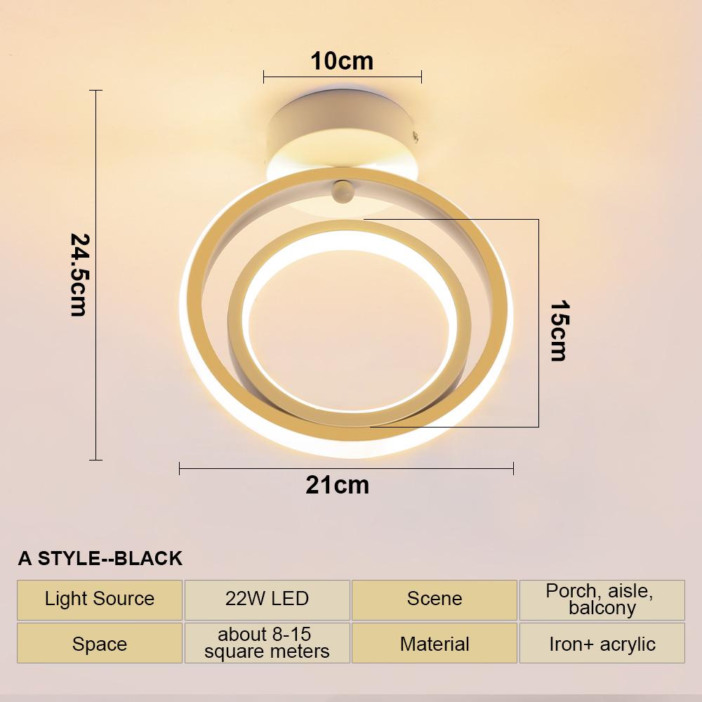 LED Aisle Ceiling Lamp Modern Style Ceil Hallway Balcony Bedroom LivingRoom Home Indoor Lighting DiningRoom Lights Office Lustre