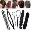 Fashion Salon Women Girls Ponytail Creator Plastic Loop Pony Tail Clip Hair Braid Accessories Maker Hair Styling Tool