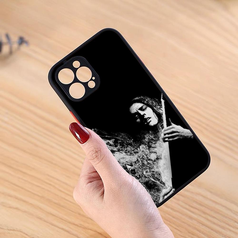 Чехол для телефона Old Deaths Mental Rock Черный Матовый Для IPhone 16 Pro Max 15 13 12 11 14 Pro Max Mini Plus SE2020 XS Max XR