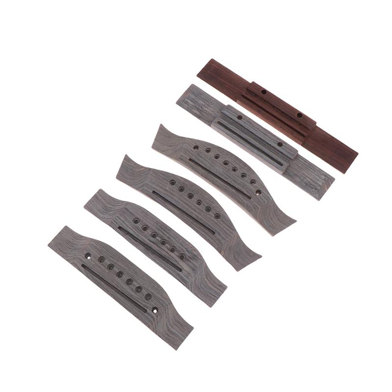 1Pc Folk Guitar Saddle Bridge Rosewood Guitar Bridge Lower String Pillows Bridge Acoustic Guitar Qin Ma Qin Qiao Folk Guitar