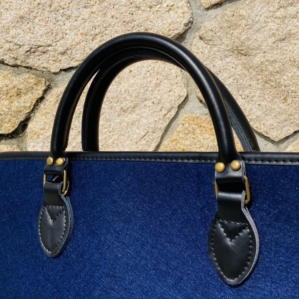 NULO Felt A3 Drawing Blue Case/portfolio Case/lesson Bag/score Case/designer/architect/interior Coordinator/indigo