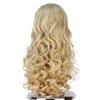 Monoii Cinderella Wig Cosplay Halloween Wig Costume Long Blonde