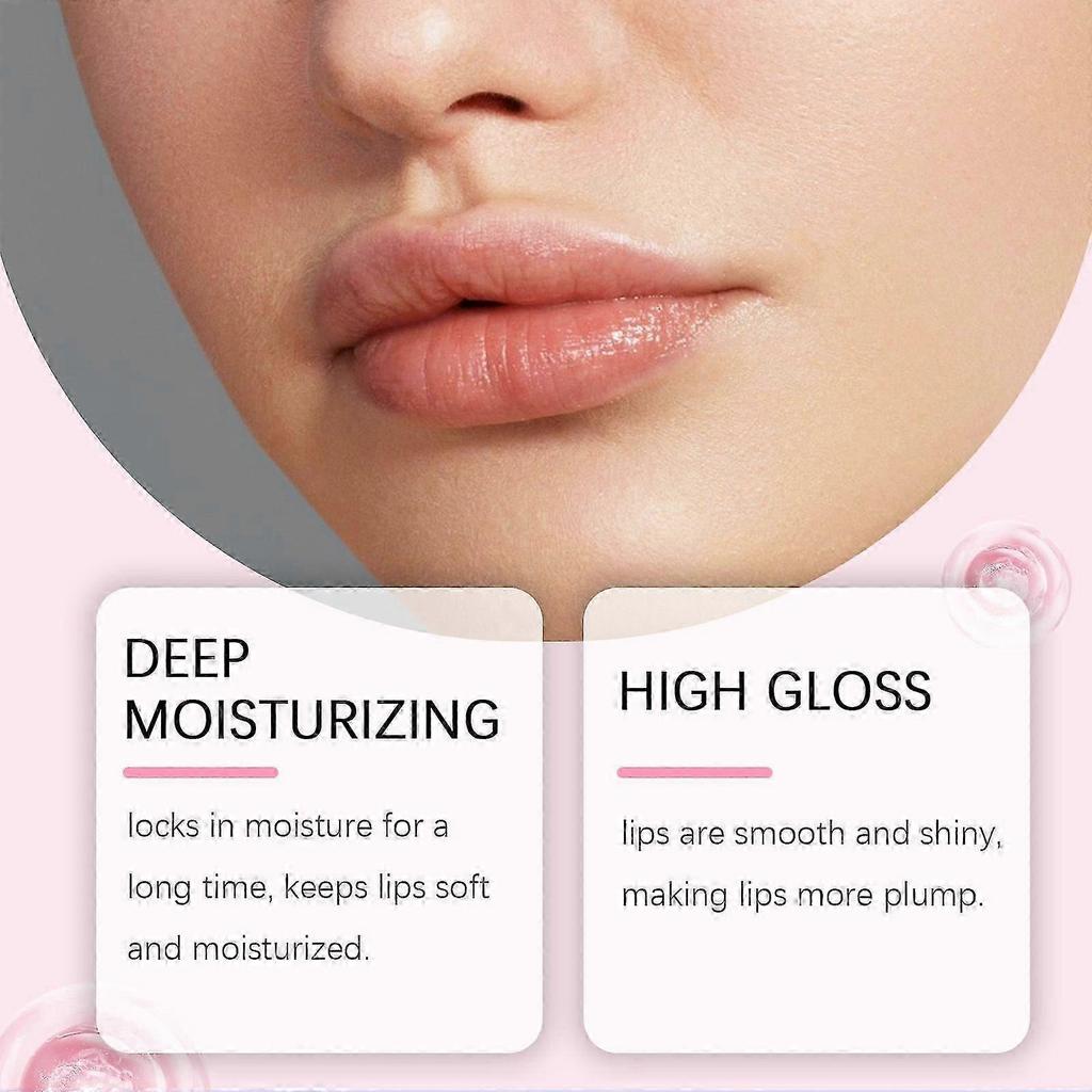 Peach Lip Oil - Hydrating & Nourishing Lip Care with Grape Seed Oil, Squalane & Peach Extract for Soft, Shiny, Fuller Lips - Long-Lasting Moisture & D
