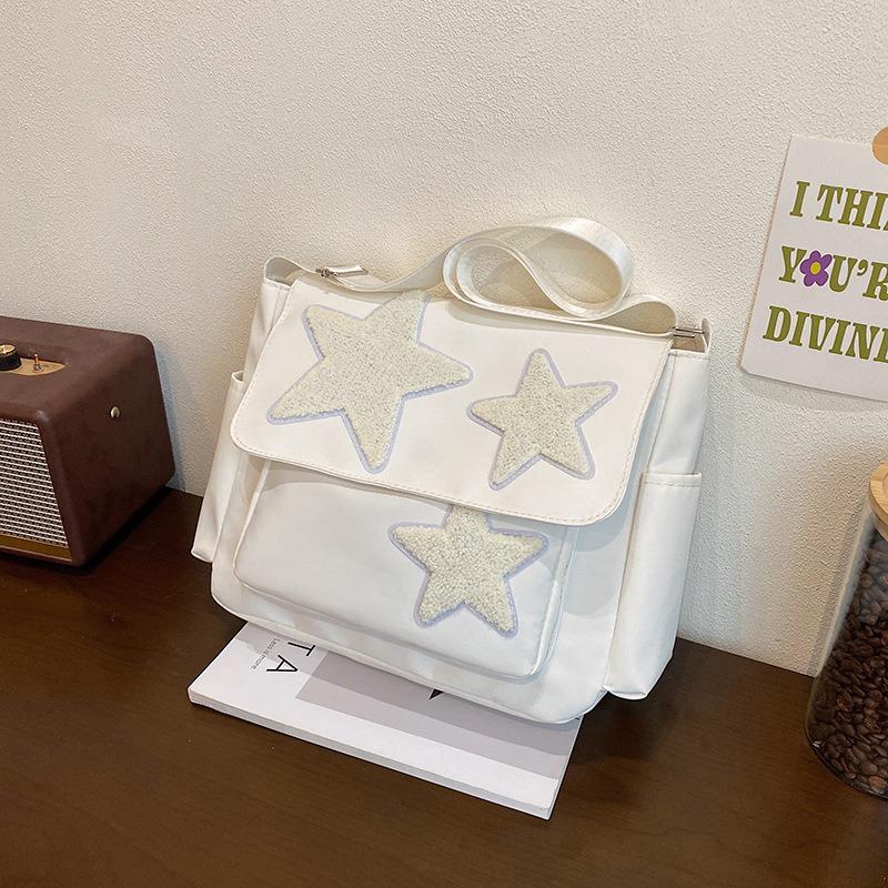 2025 Crossbody Bag Female Japanese Style Niche Design Star Class Leisure Shoulder Bag Postman's Bag for Women