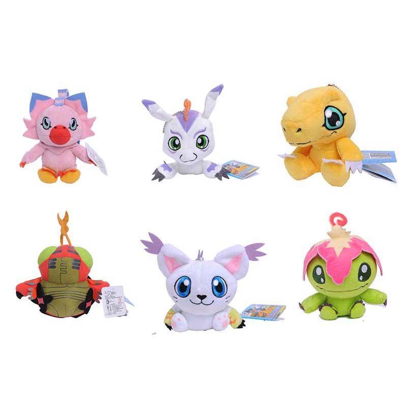 Очаровательные плюшевые игрушки Аниме Digimon Adventure для детей, с мягкими и удобными куклами
