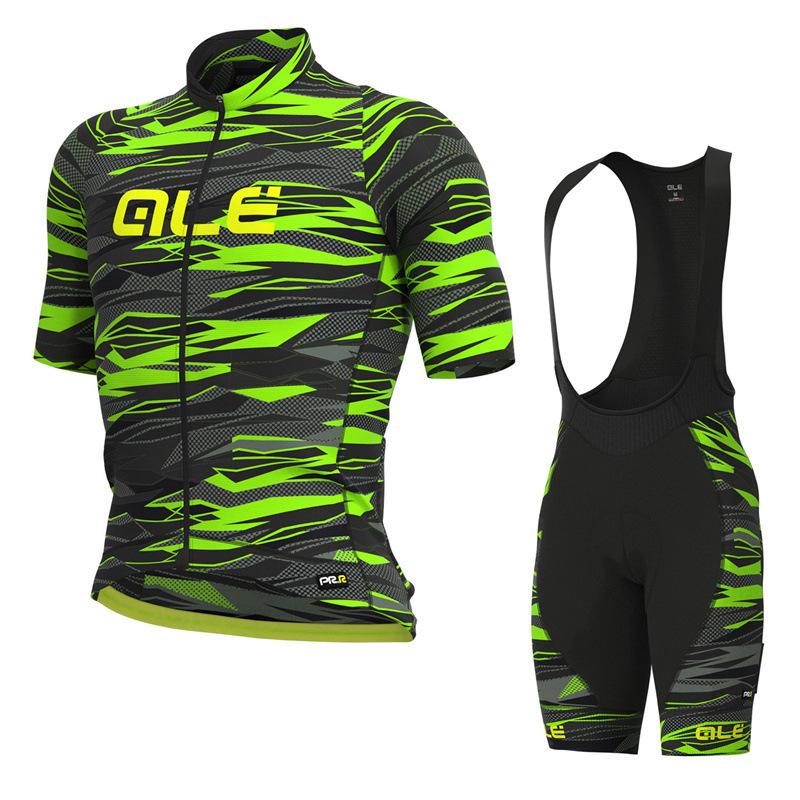 Cross-border new ALE cycling suit short-sleeved suit men's and women's breathable bicycle Tour de France team version cycling sweatshirt