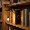 Warm Yellow Halloween Reading Light Vintage Library Reading Lamp  Gothic Home Decor