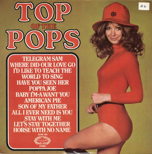 Виниловая пластинка TOP OF POPPERS Top Of The Pops Vol. 22 SHM780 Hallmark Record 1972 UK Рок Б/У