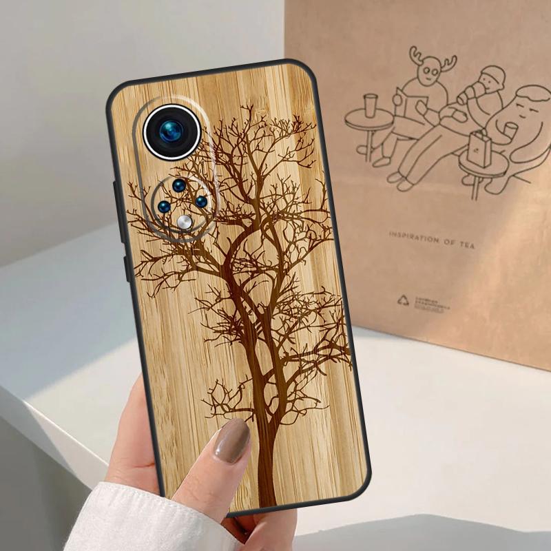 Дерево Цветок Бамбук Дерево Для Honor Magic 8 5 6 7 Pro Чехол Для Honor 400 200 Lite 50 70 90 X8c X8b X9a X9b X9c X9d Win