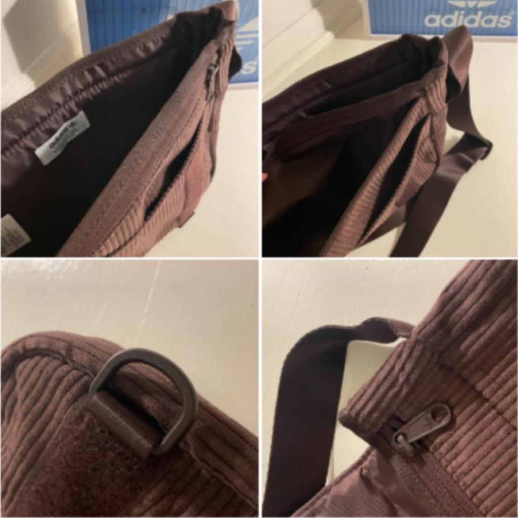 AdidasKorea Messenger Corduroy Crossbody Bag IQ3519 - Stylish and Versatile Everyday Bag