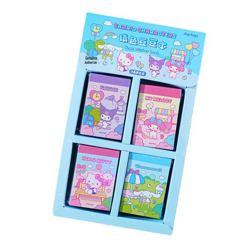 Книжка-наклейки с персонажем Куроми от Sanrio: Мини декоративные наклейки для детей, легко отрывающиеся, для DIY