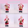 Santa Christmas Claus Toy With Music Playing Guitar Saxophone For Decor Festive
