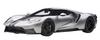 AUTOart 1/12 Scale Ford GT 2017 Metallic Silver/Black Stripes Finished Product 12108