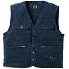 Vest Series Pinstripe Pattern Tops Work Clothes Work Clothes Nikkapokka Tobisuit LL Dark Blue Toraichi/Toraichi (4309-611) /4309 14