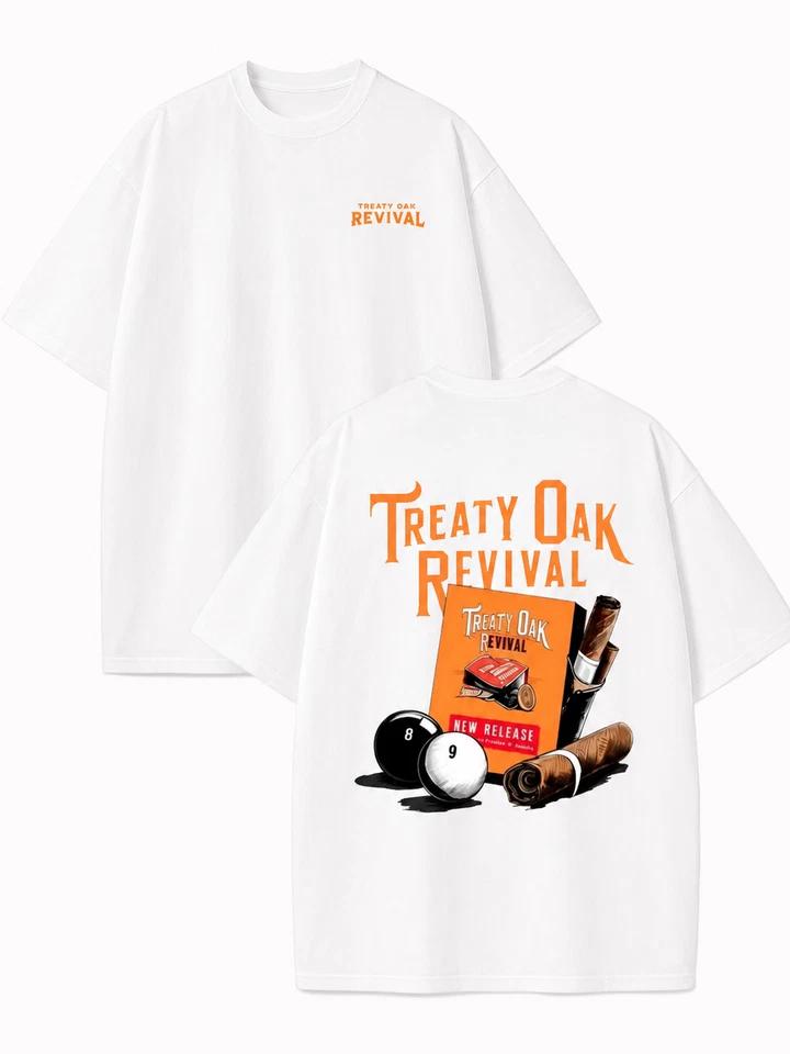 reaty Oak Revival Graphic T-Shirt Front Back Print Unisex Tee 2