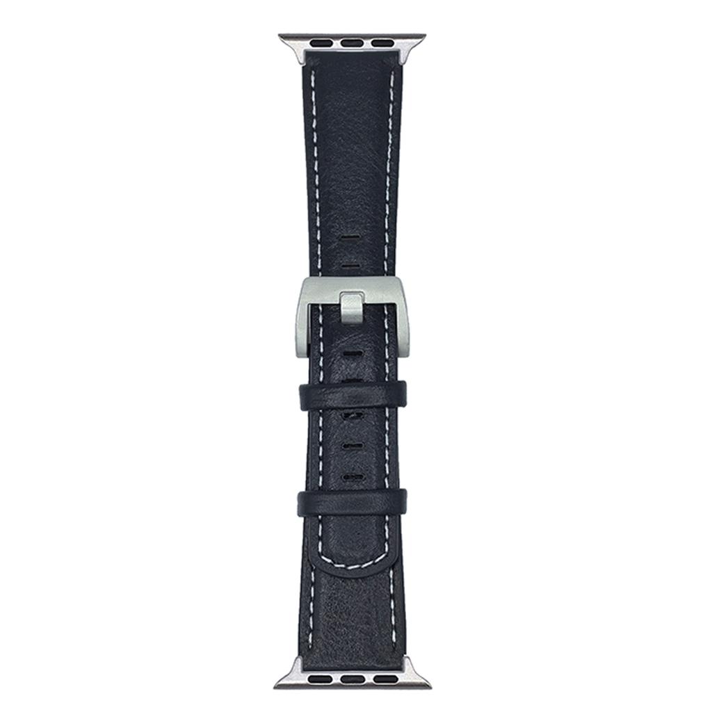 Genuine Leather Watchband For Apple Watch Series 10 9 8 7 SE 6 5 4 3 2 1 42mm 41mm 40mm 38mm Wrist Strap Replacement