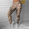Womens Pink Texture Prints Stretch Yoga Leggings Fitness Running Gym Sports Active Pants