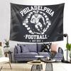 Гобелен Philadelphia Football, празднующий командный дух с ярким графическим дизайном, идеально подходит для украшения спальни и гостиной
