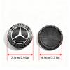 4Pcs 75mm Car Badge Wheel Center Cap For Mercedes Benz W176 W177 W204 W205 W212 W213 W206 X156 X253 W166 Hub Covers Accessories
