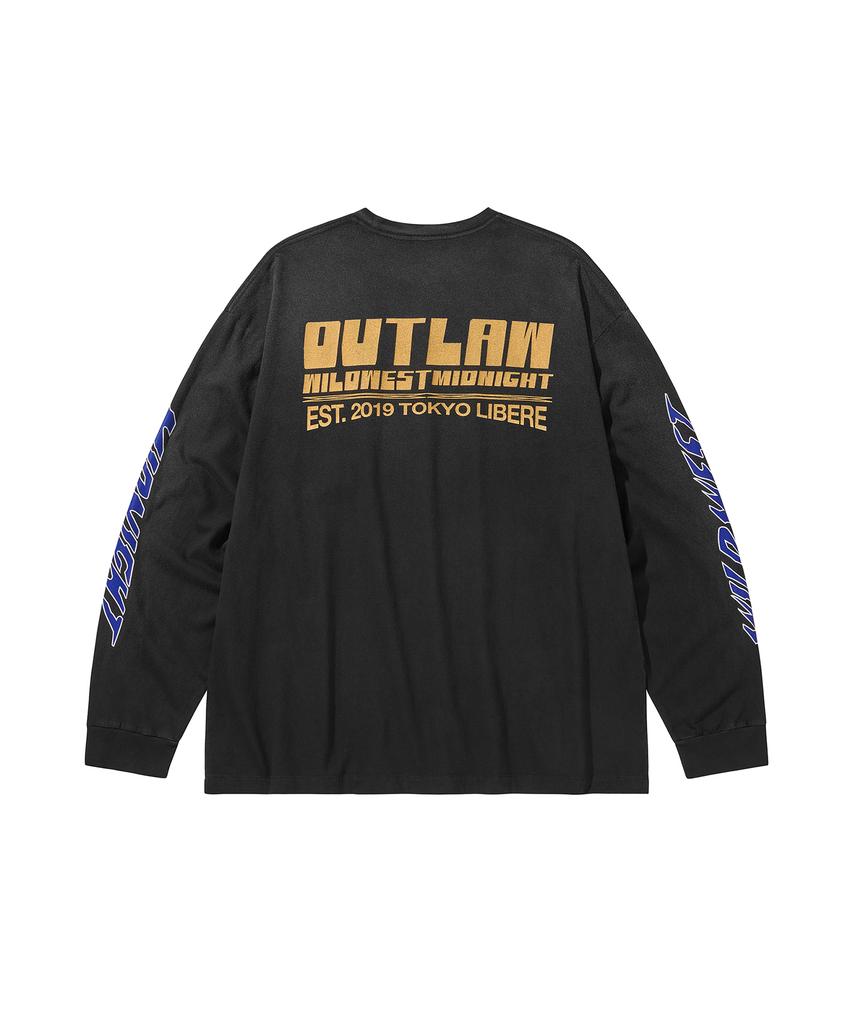 LIBERE Midnight Bison Long Sleeve T-Shirts / Black