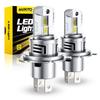 AUXITO H4 LED High 24 LED 6x Vehicle Inspection Near OEM Halogen 6500K Compatible with 12V Easy Constant Current Long Cooling Instant Warranty M6SH4