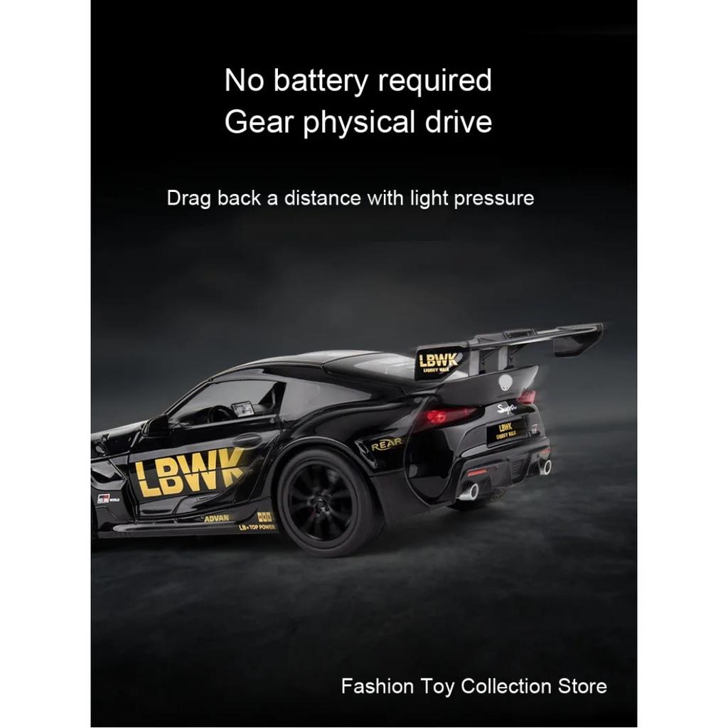 1/22 Toyta LBWK Модель High Simulation Diecasts Игрушка со Звуком и Светом Инерционные Транспортные Средства Украшения Игрушки для Детей Подарок