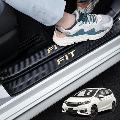 GOODGOODCAR Защита боковых порогов, Накладки на пороги, Подходит для всех деталей интерьера, Технология золотой фольги,