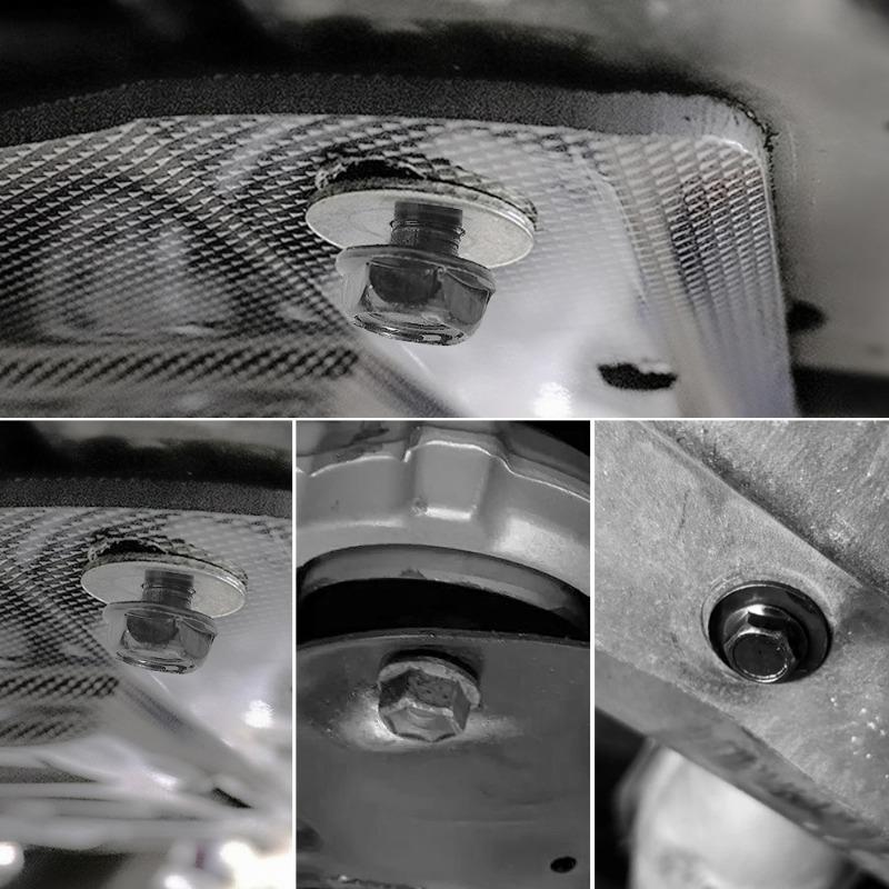 Винты для кузова автомобиля и зажимы с U-образной гайкой M6 Крышка двигателя Саморез Крепеж Поддон для защиты от брызг Фиксатор подкладки Заклепочные болты