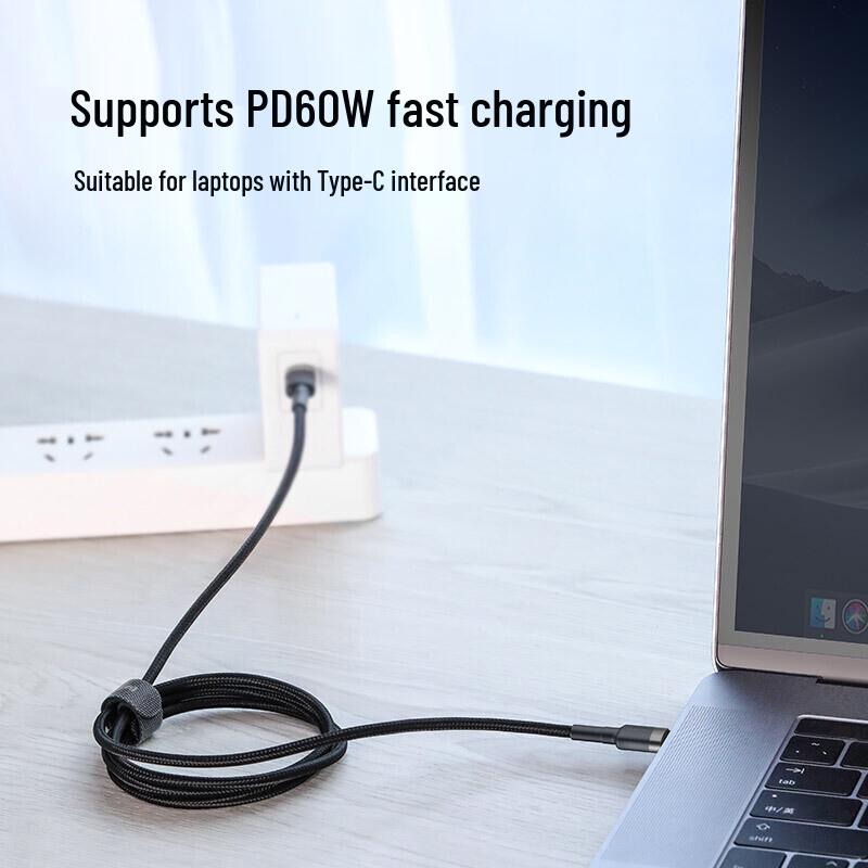 Baseus Кабель Type-C — Type-C для быстрой зарядки 60 Вт PD