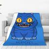 Crouching Tiger, Hidden Bird, Kpop Demon Hunters Flannel Blanket Winter Soft Durable Throws for Students Decor Sofa Bed Cover