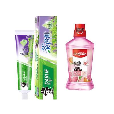 Набор зубной пасты Tea Care и ополаскивателя для полости рта Colgate Fruit