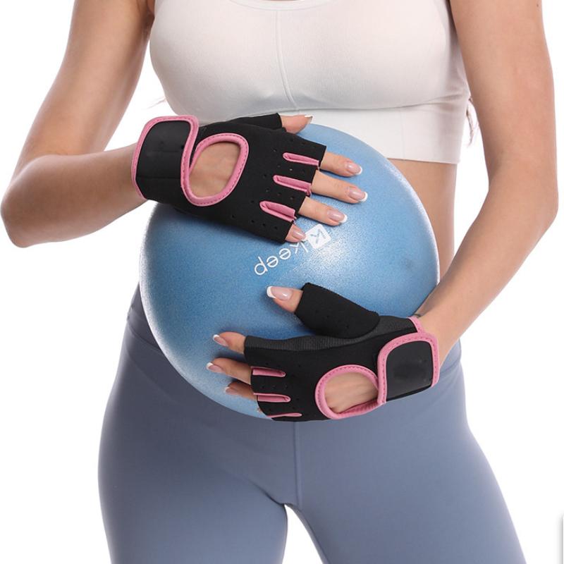 Перчатки для спорта с полупальцами Перчатки для поднятия тяжестей Перчатки для фитнеса Спорт на открытом воздухе Велоспорт Дышащие амортизирующие перчатки для тренировок в спортзале