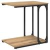 Side Table Artisan Oak 50 x 35 x 52 cm Wood Based Material