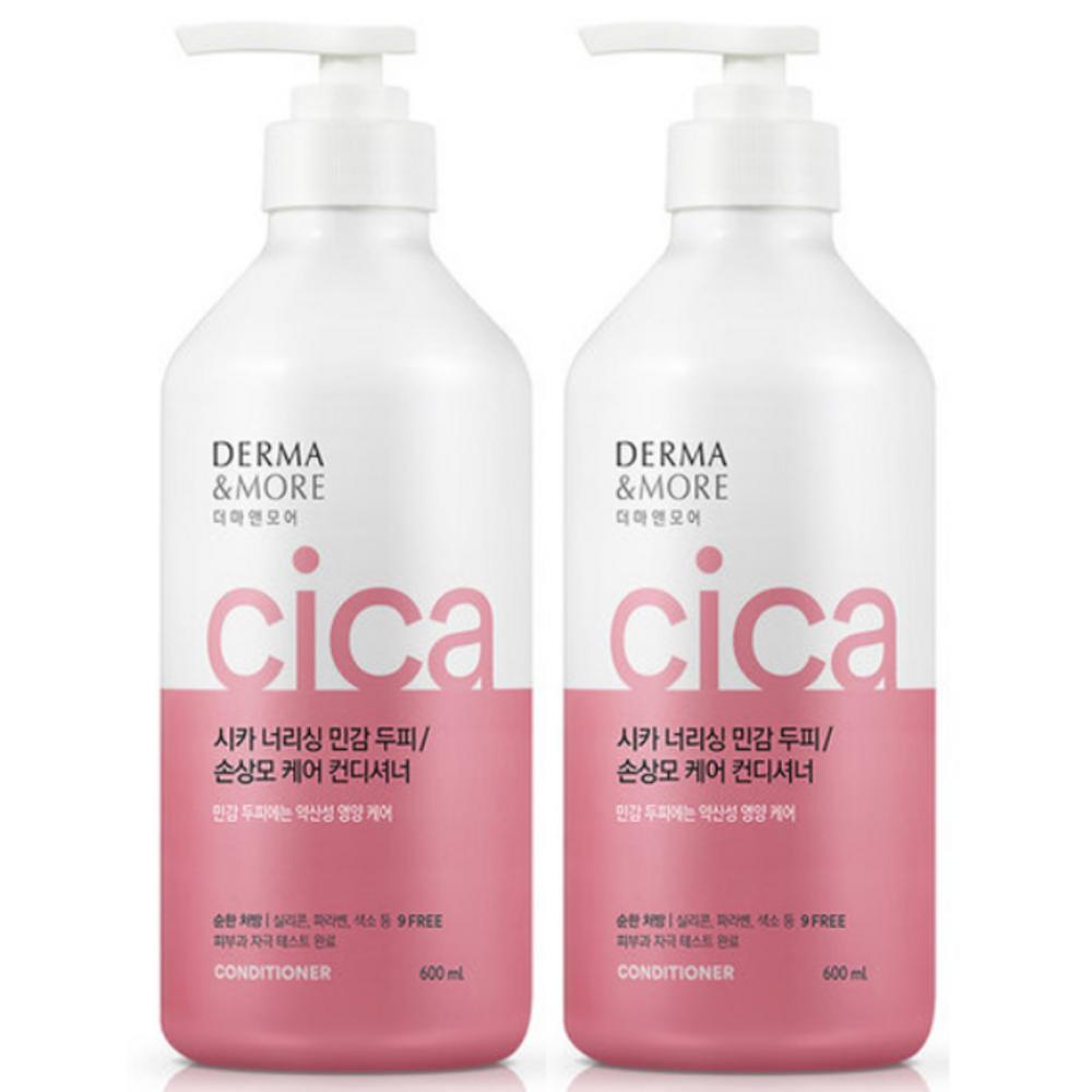 Derma & More Cica Питательный кондиционер 600 мл 2 шт.