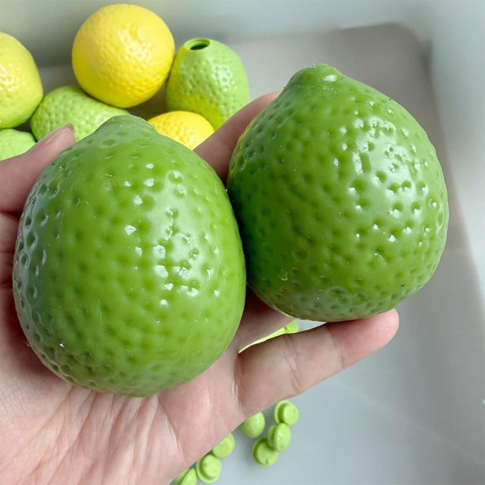 Flexible DIY Empty Ball Skin Changing-color DIY Pressure Ball Kit Lemon Ball Skin Children Gift