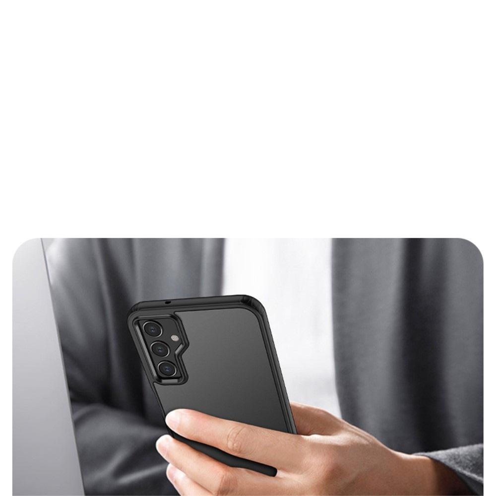 ERBORD Case for Samsung Galaxy S23 FE, Fusion Hybrid, Transparent / Black